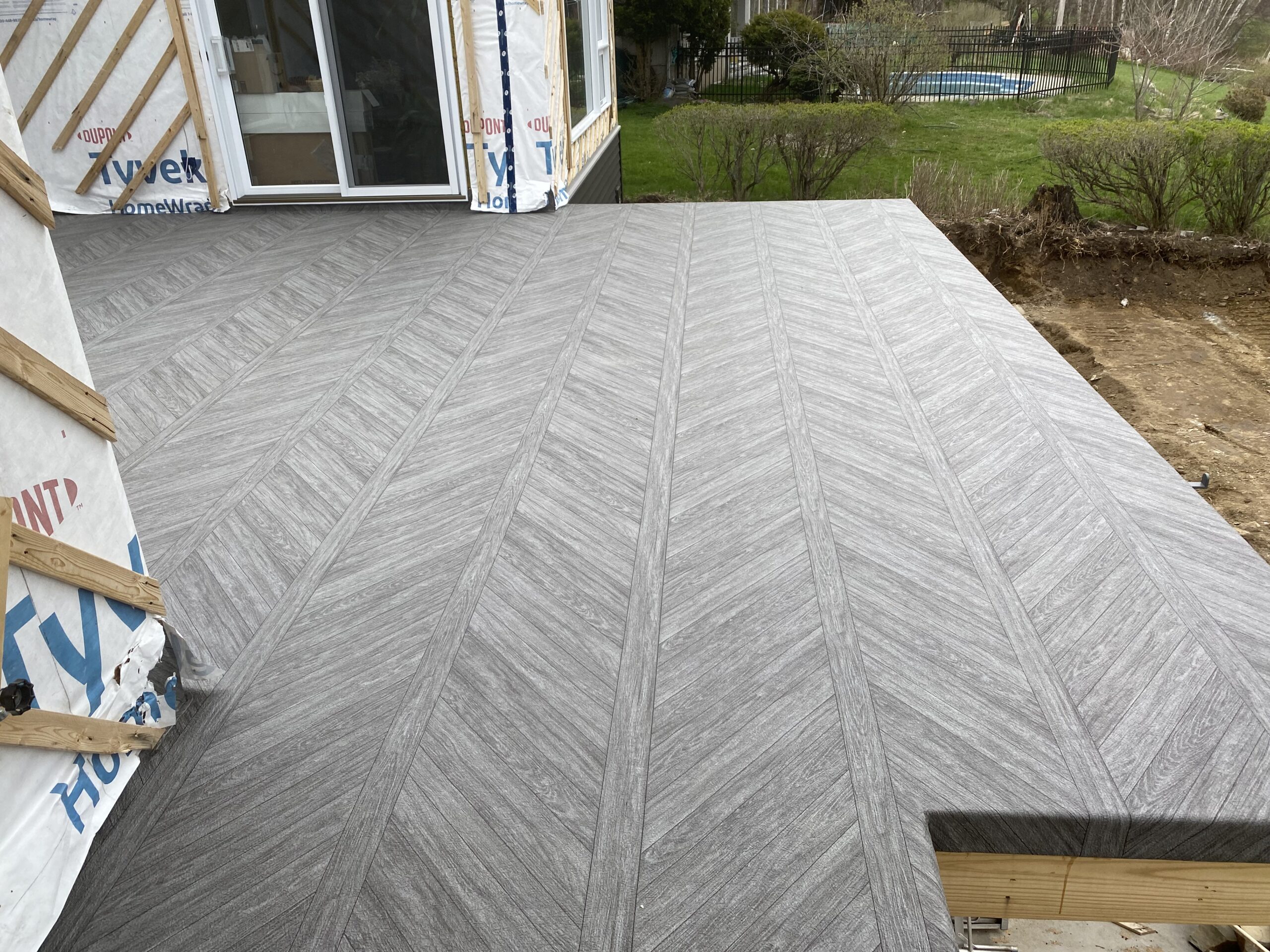 patio pvc installation